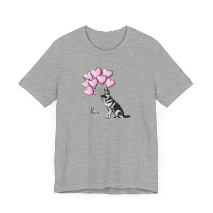 Dog Lover Tee, German Shepard Valentine's Shirt