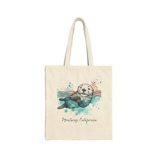 Sea Otter Monterey California Tote- Amesti Road