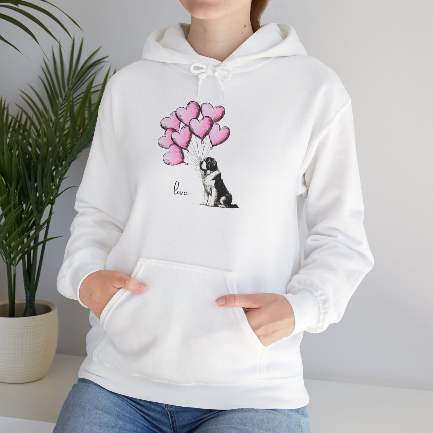 Saint Bernard Love Hoodie