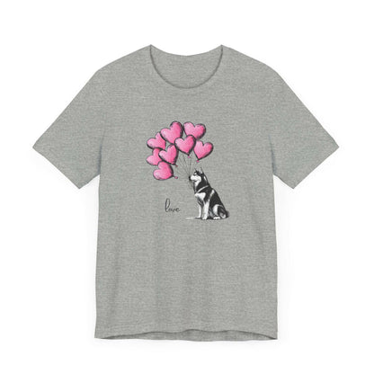 Siberian Husky Balloons Tee