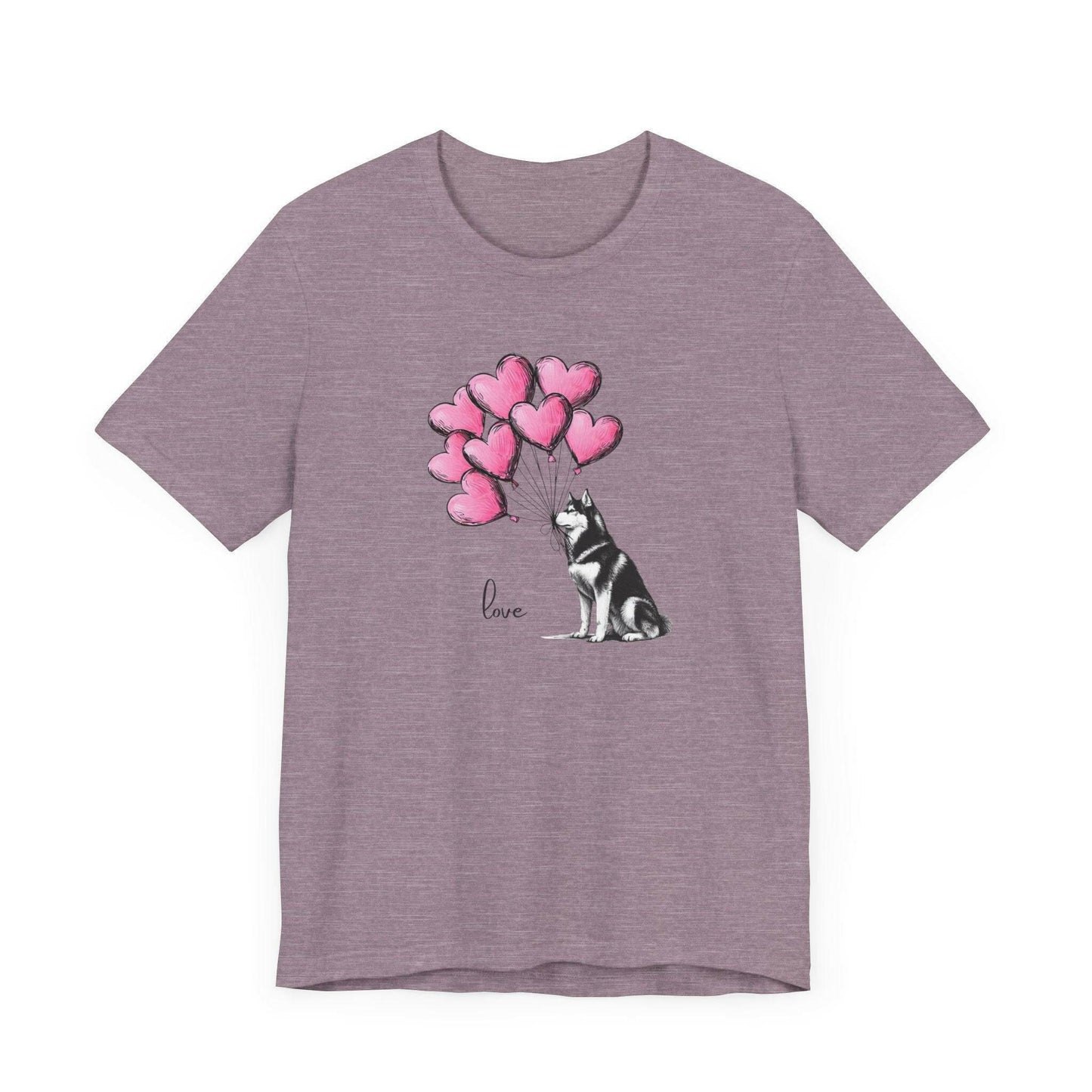 Siberian Husky Balloons Tee