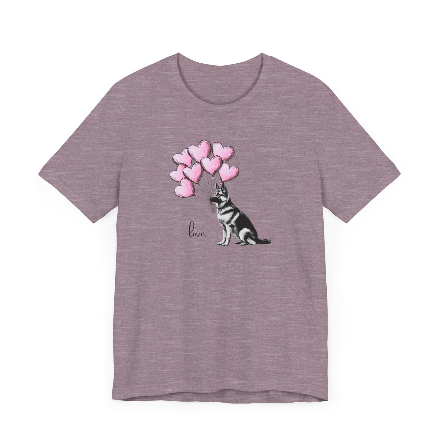 Dog Lover Tee, German Shepard Valentine's Shirt